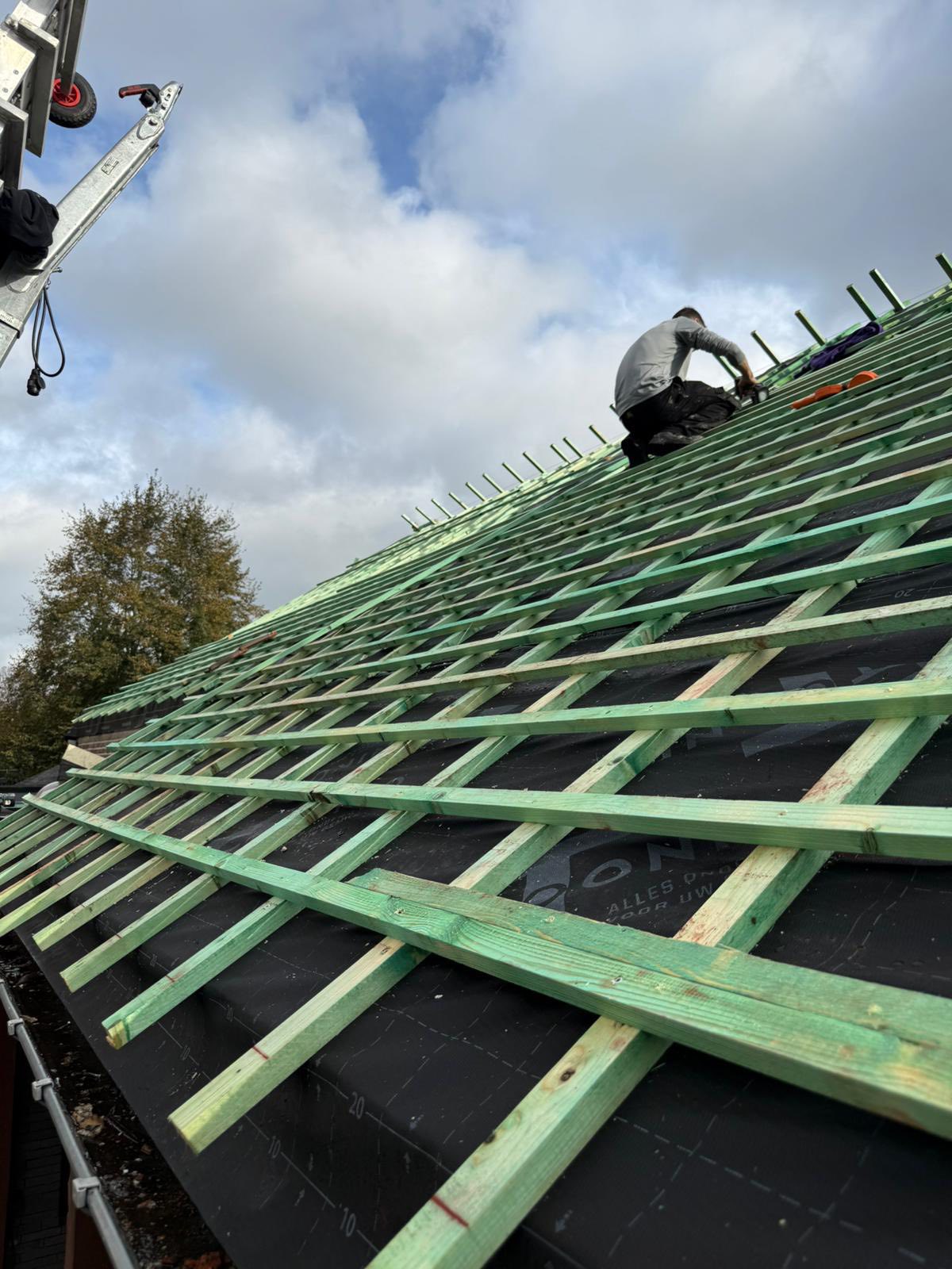 Dakrenovatie open bebouwing hellend dak