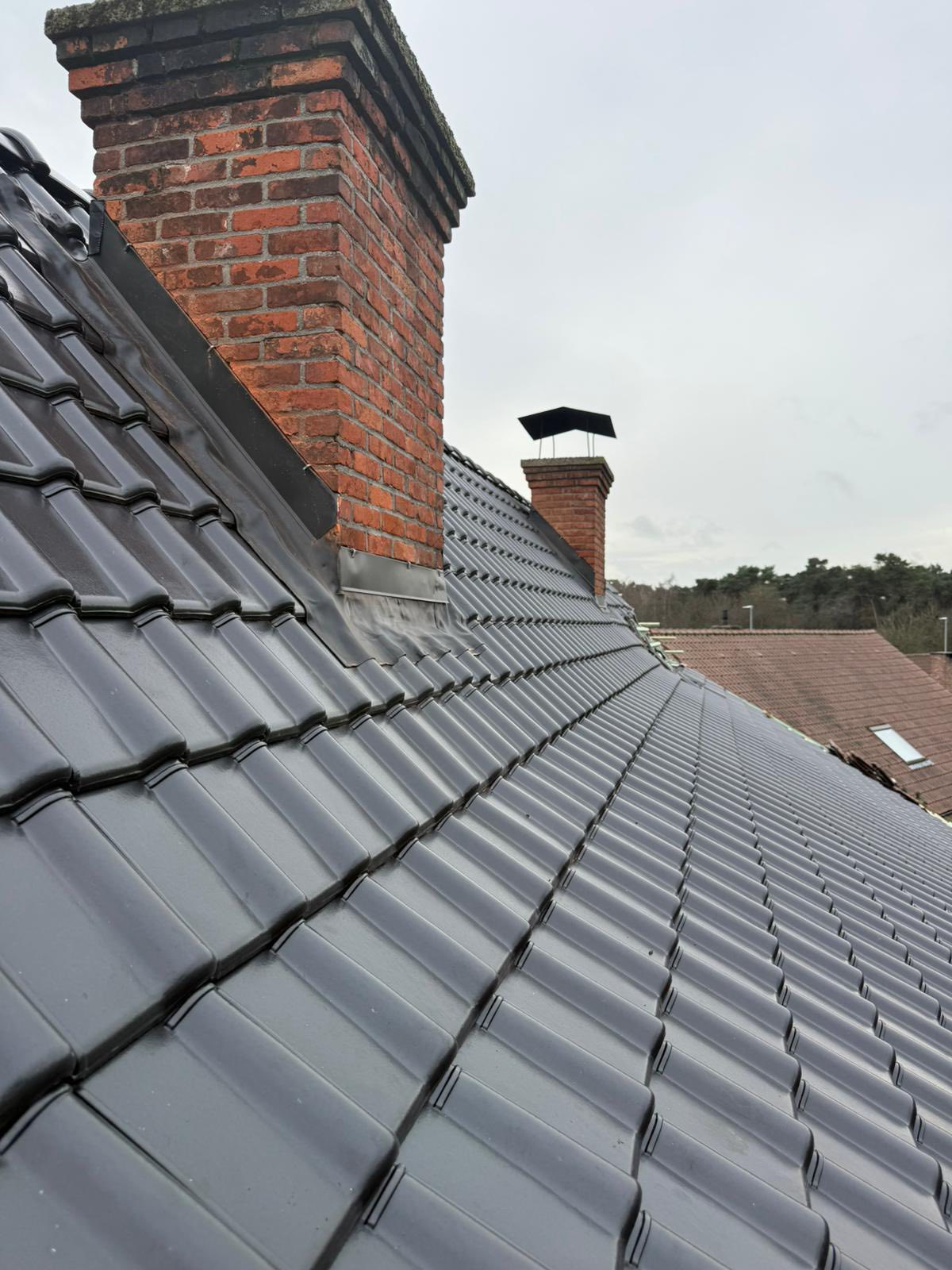 Dakrenovatie halfopen bebouwing plat dak